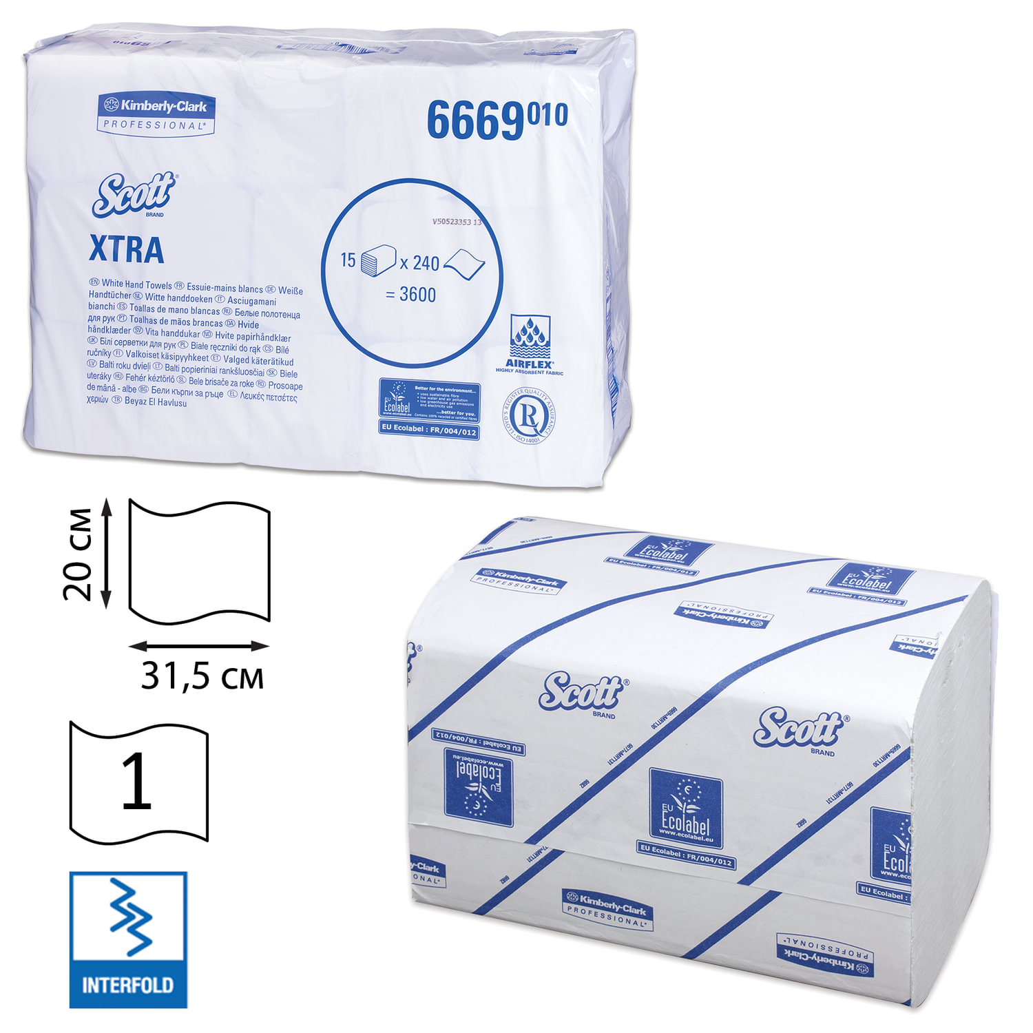 Polotenca Bumazhnye 240 Sht Kimberly Clark Scott Komplekt 15 Sht Xtra Belye 31 5h20 Sm Interfold Dispenser 601533 6669 Kupit Na Cajte Ofismag Nedorogo Dostavka