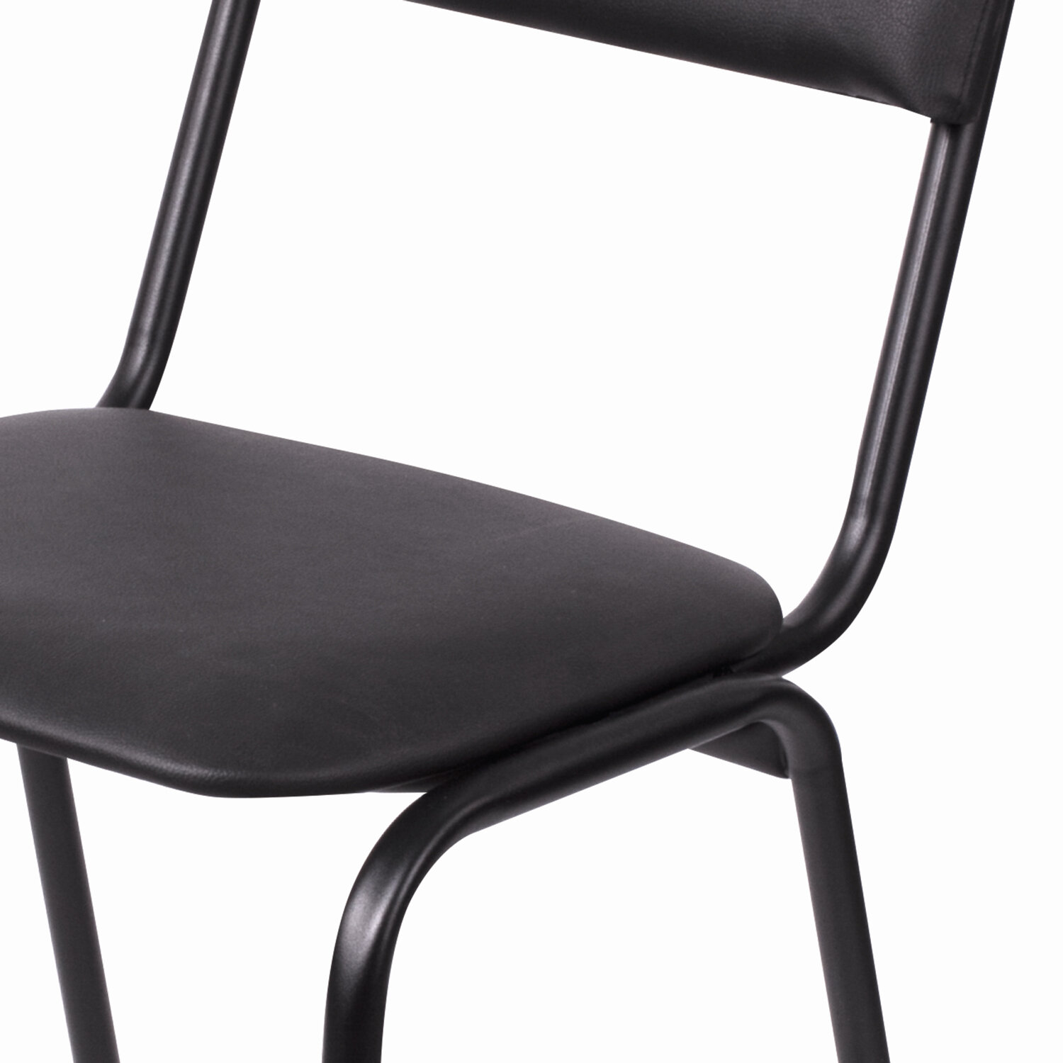 стул каскад 3 черный глянец сиденье black черный